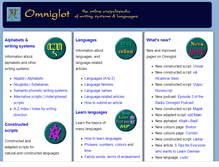 Tablet Screenshot of omniglot.com